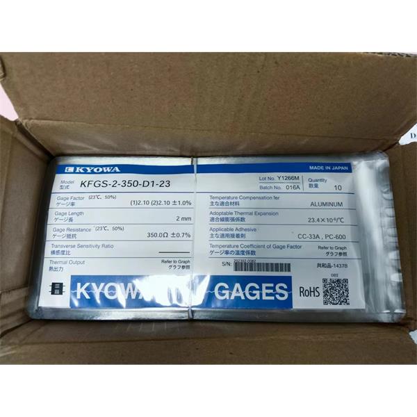 日本KYOWA共和通用型应变片带导线免焊接KFGS-2-500-C1-16 N30C3