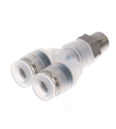PISCO碧烁科Y型歧管SUS304管接头  PPX8-02SUS-F-C