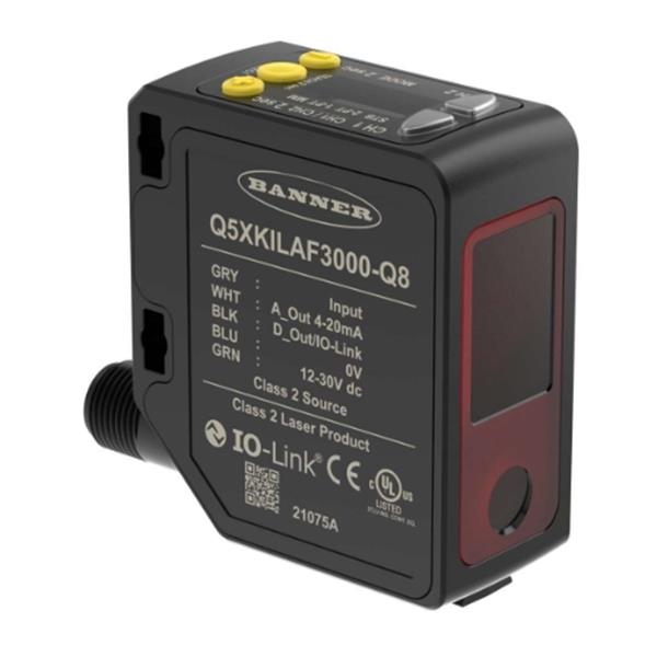 BANNER邦纳美国Q5X 系列光电传感器Q5XKLAF3000-Q8