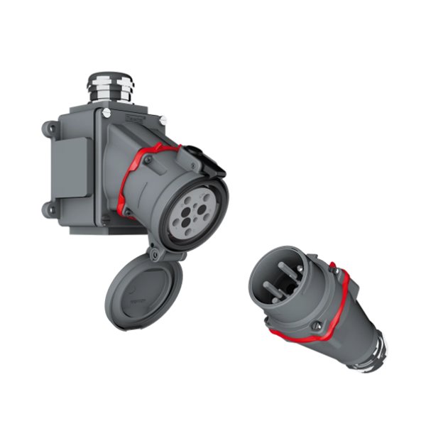 法国Marechal高温插头和插座125A–690V–IP66/IP67金属