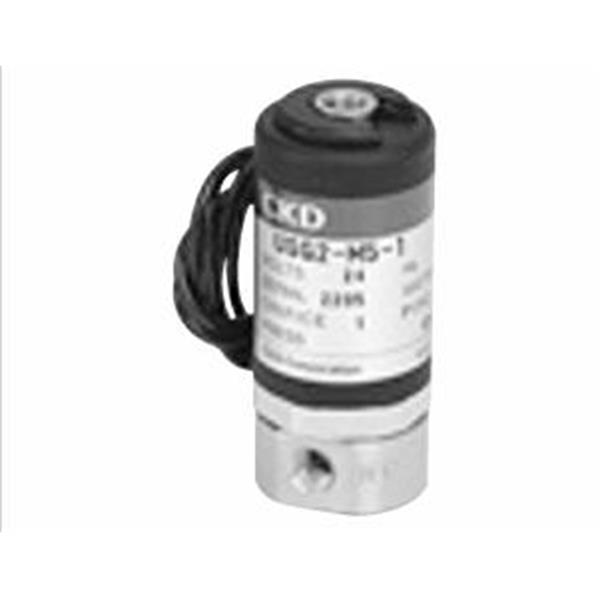 CKD喜开理多种流体小型直动式2通电磁阀USG2-M5-1-DC24V
