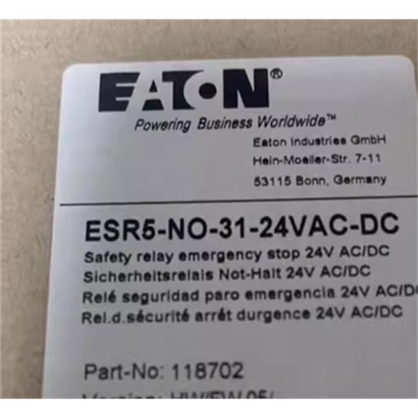EATON伊顿Bussmann系列NH熔断器底座和开关 EBV0033TS8