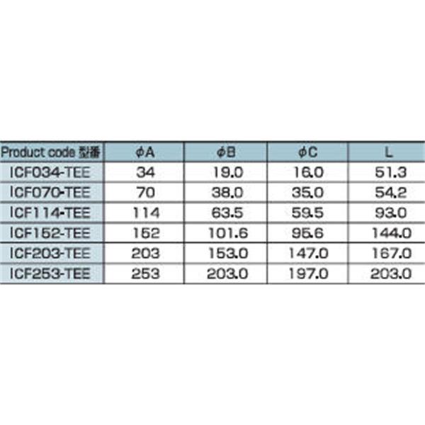 日本ADVANTEC爱德万泰克ICF三通TEE真空管路连接件ICF114-TEE