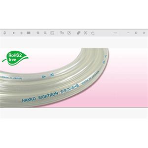 日本HAKKO八光柔性氟素 ETFE 树脂软管E-SJUS-4×6-BK