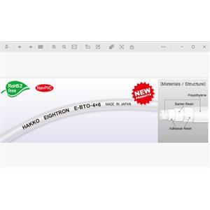 日本HAKKO八光柔性氟素 ETFE 树脂软管E-BTO-3×5